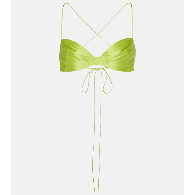 The Sei Silk satin bra top 67979624