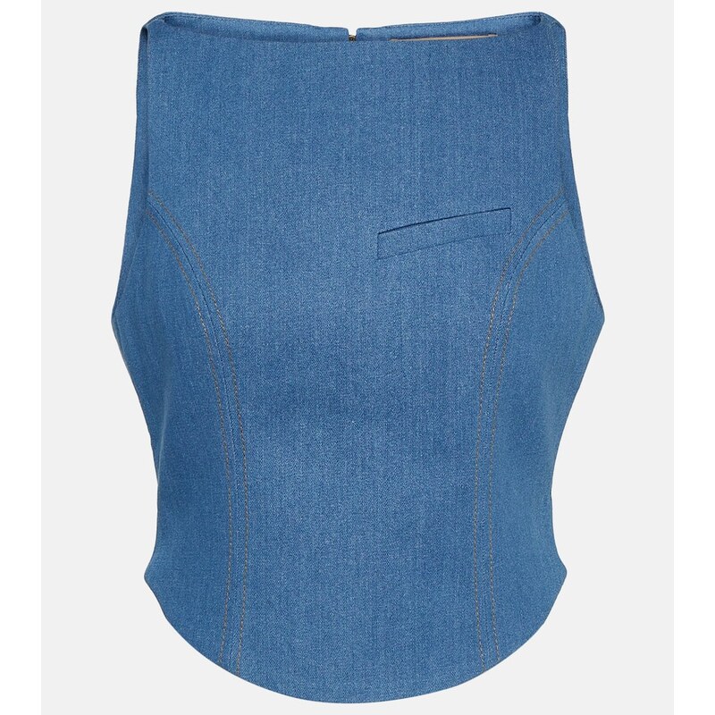 Aya Muse Colia denim top 68257634