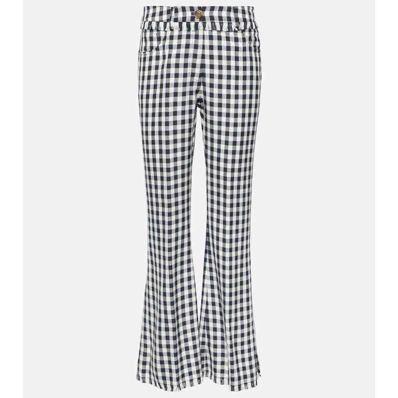 Etro Gingham flared pants 68331101