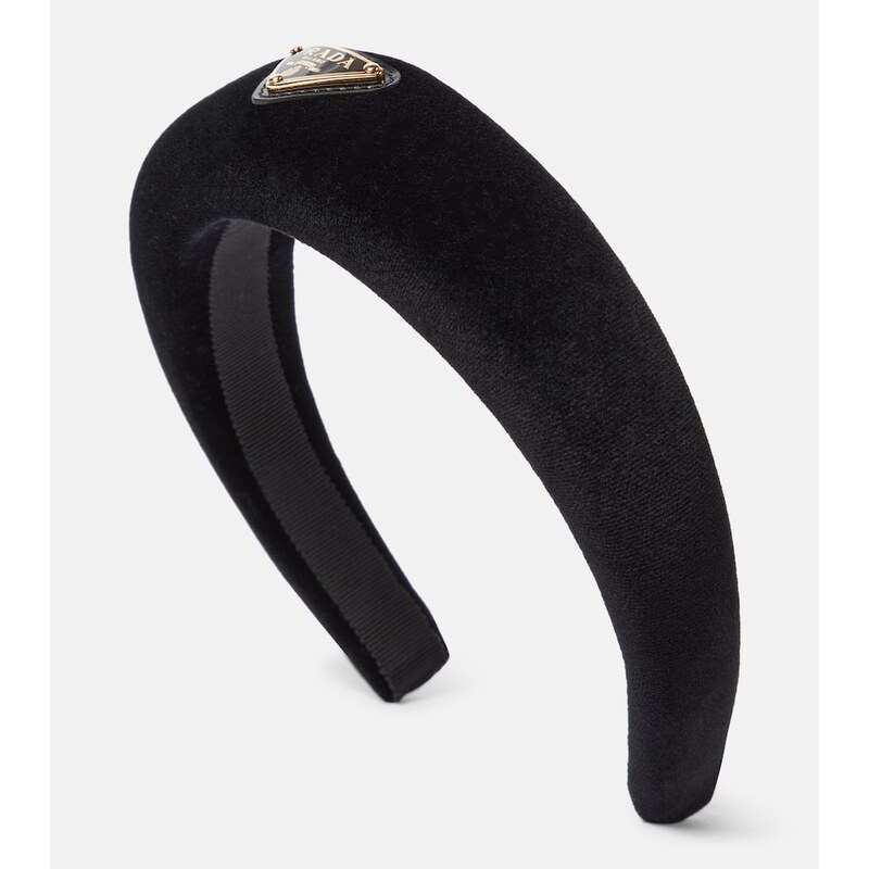 Prada Logo velvet headband 68037492