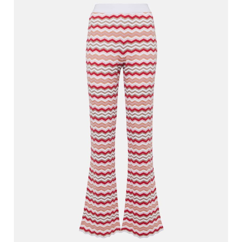 Missoni Zig Zag high-rise flared pants 68091635