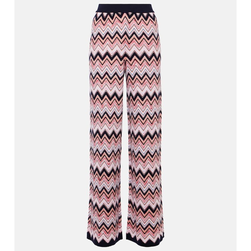 Missoni Zig Zag high-rise wide-leg pants 67959467