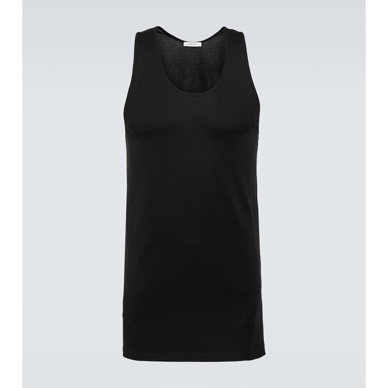 Lemaire Ribbed-knit cotton jersey tank top 67949711