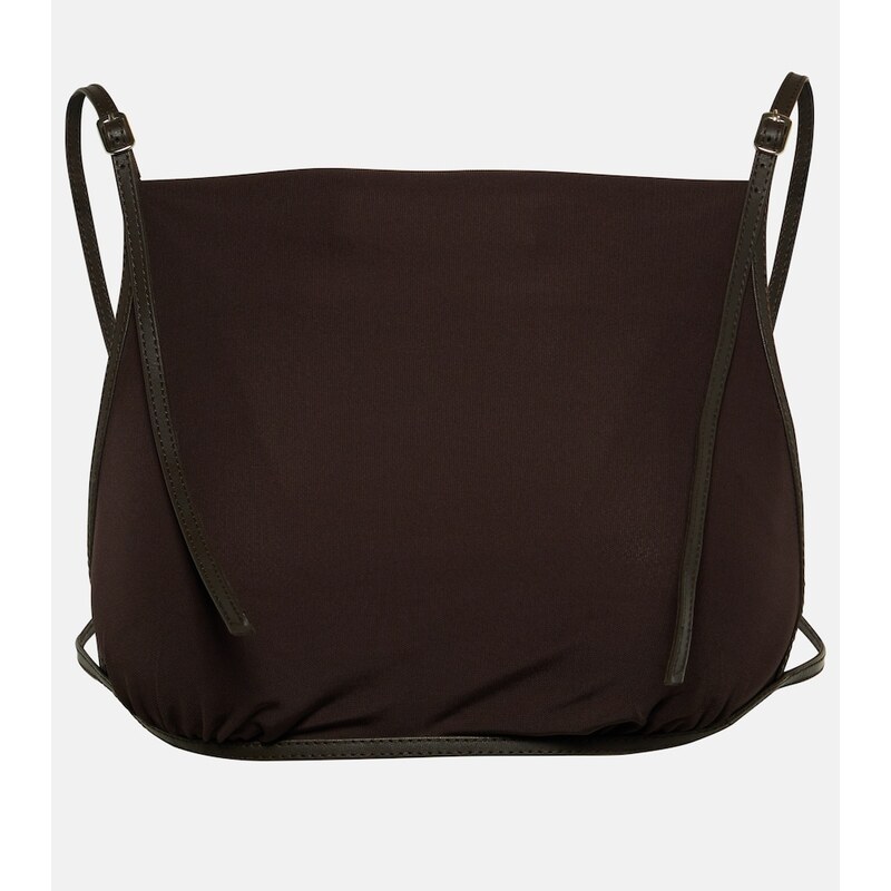 Christopher Esber Framed leather-trimmed crop top 68068940