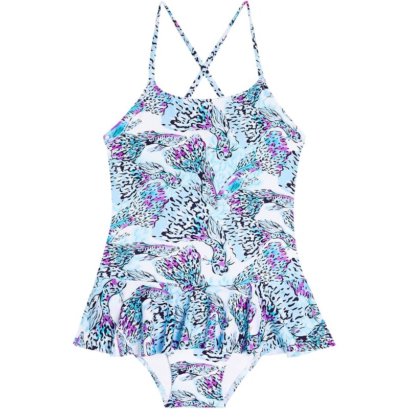Vilebrequin Kids Grilly ruffle-trimmed swimsuit 68020739