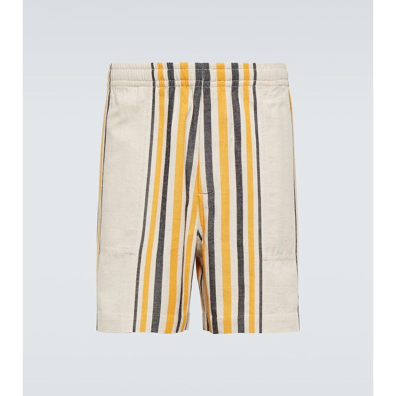 Bode Namesake striped cotton shorts 68102446