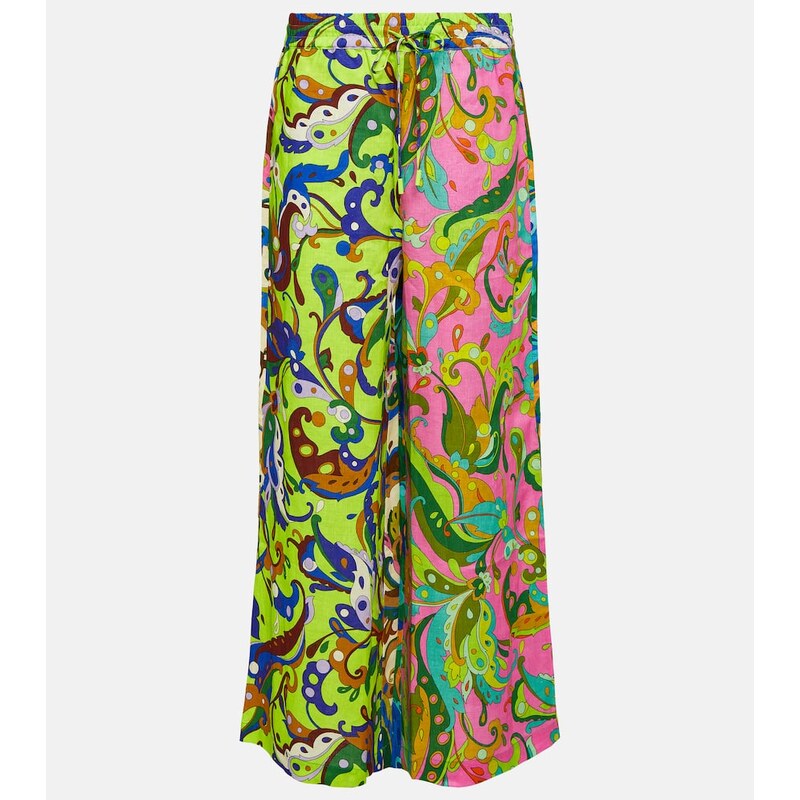 Alemais AlÃmais Yvette high-rise wide-leg linen pants 68091421