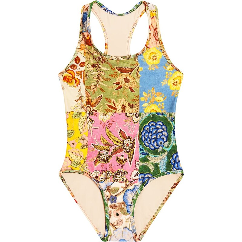 Zimmermann Kids Junie floral racerback swimsuit 68010590