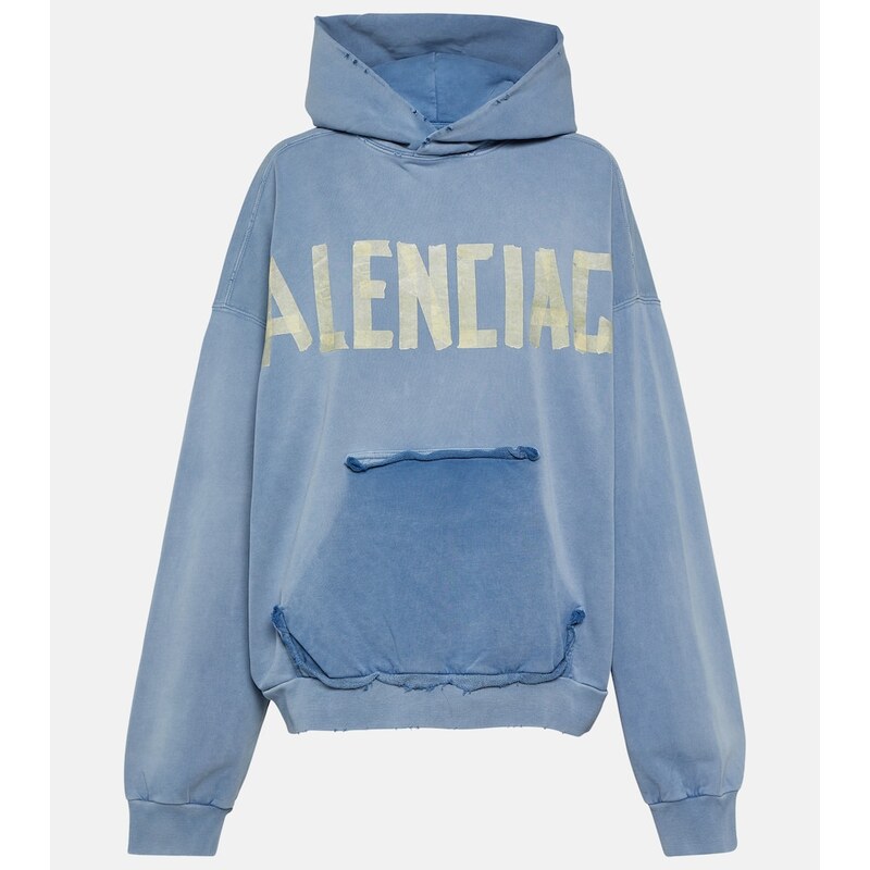 Balenciaga Tape Type cotton fleece hoodie 67928773