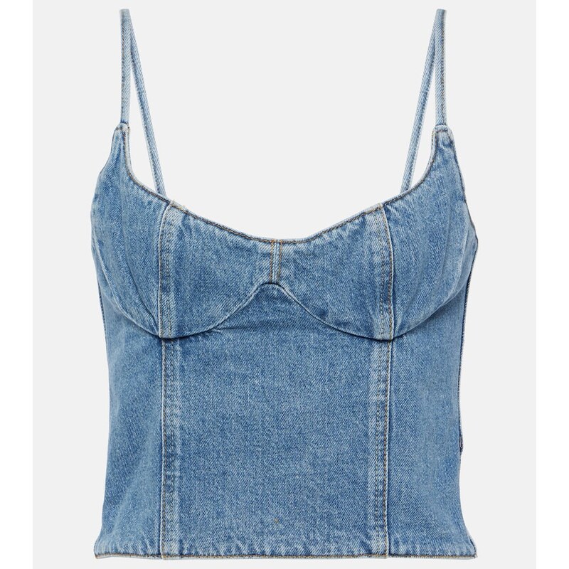 Magda Butrym Denim bustier 68106031