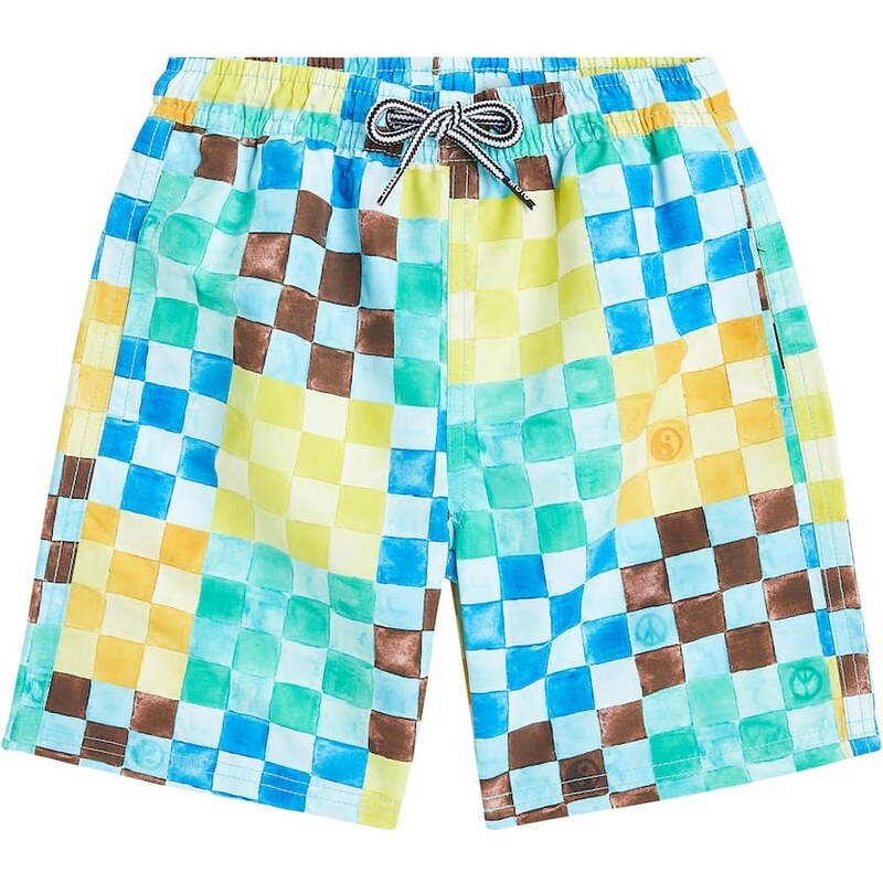 Molo Nilson checked swim trunks 68011280