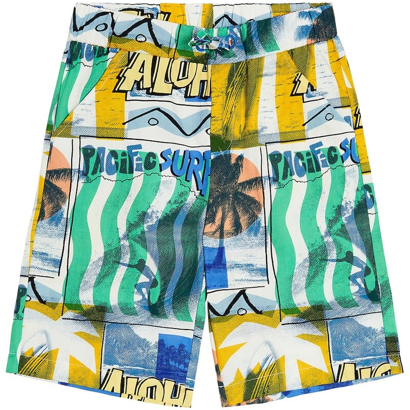 Stella McCartney Kids Printed cotton shorts 67979853