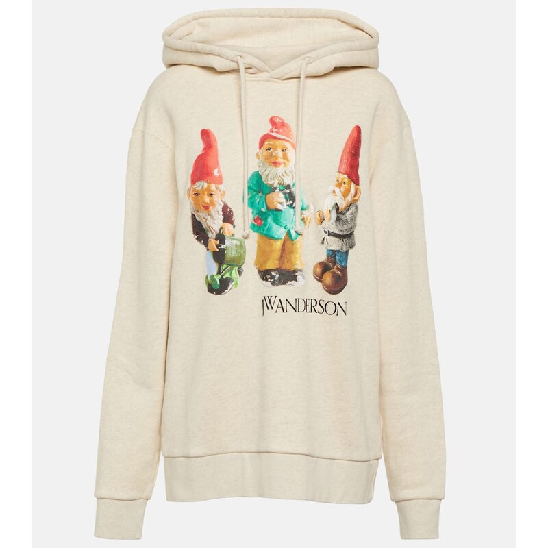 JW Anderson Gnome Trio cotton hoodie 68117027