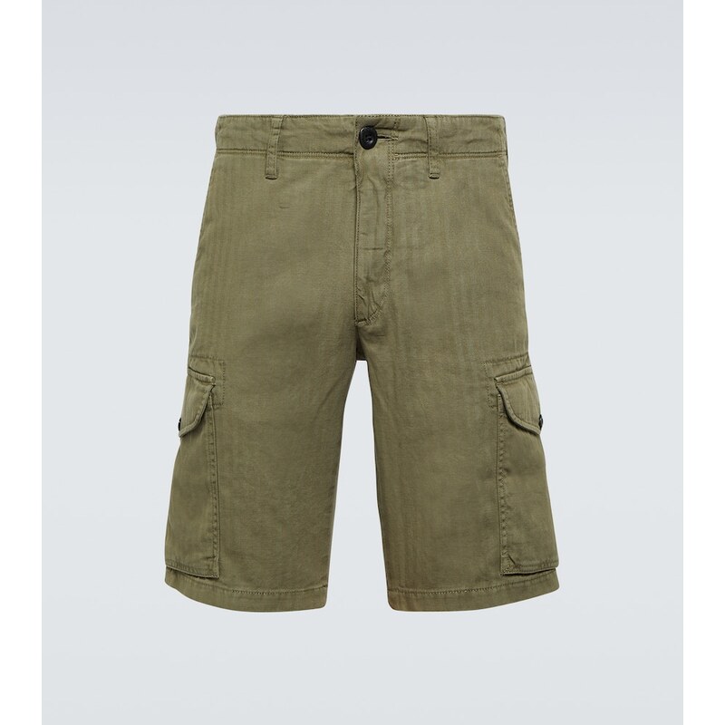 Slowear Cotton and linen cargo shorts 68285374