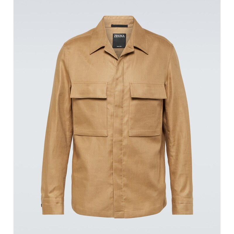 Zegna Linen overshirt 68281756