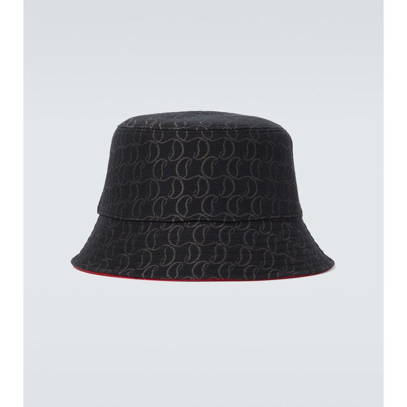 Christian Louboutin Bobino canvas bucket hat 68095282