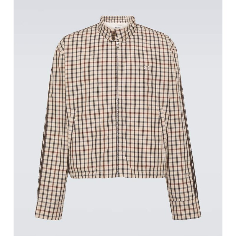 Wales Bonner Path Harrington checked cotton jacket 68011184