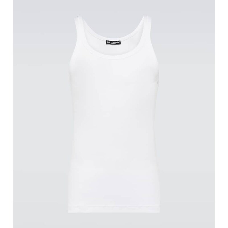 Dolce&Gabbana Cotton jersey tank top 68289083