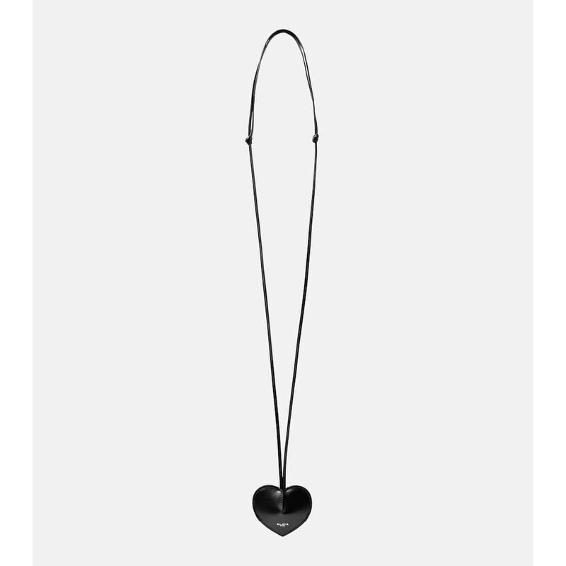 Alaia AlaÃ¯a Le Coeur leather bag charm 68032327
