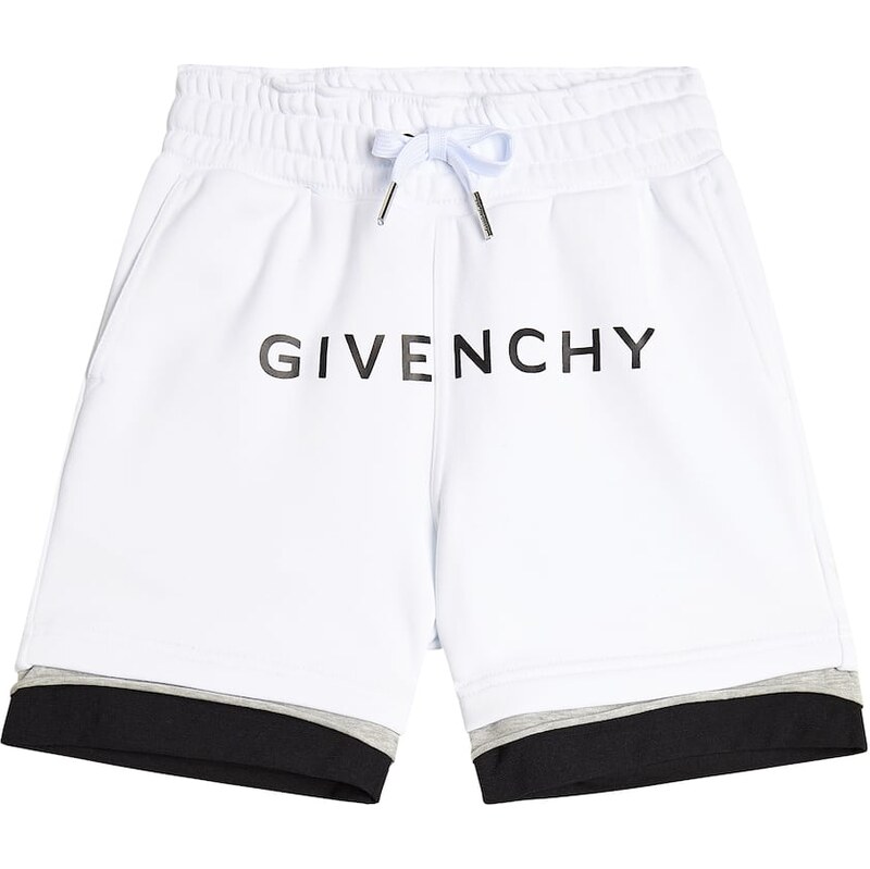 Givenchy Kids Cotton blend shorts 68155251