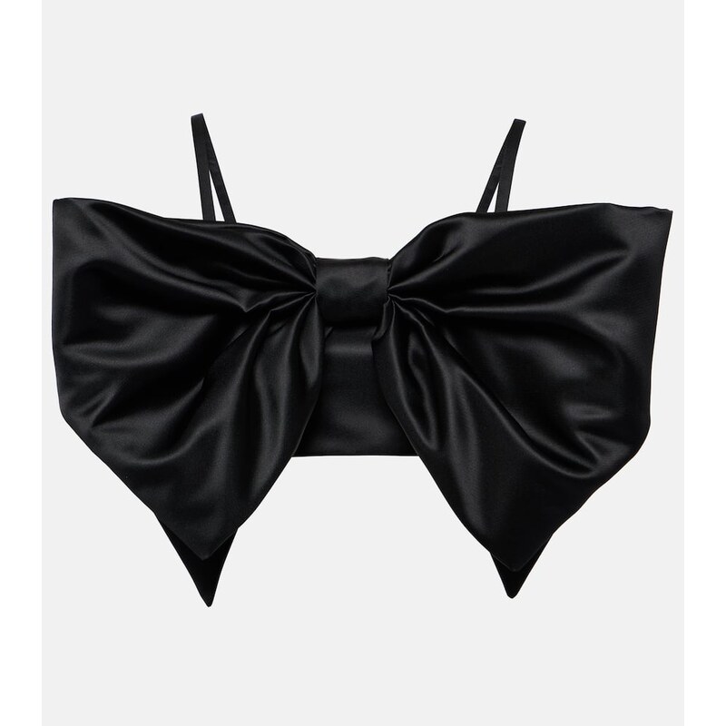 Nina Ricci Duchess bow-detail satin bralette 67929130
