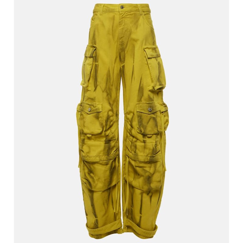 The Attico Fern mid-rise cargo jeans 67939165