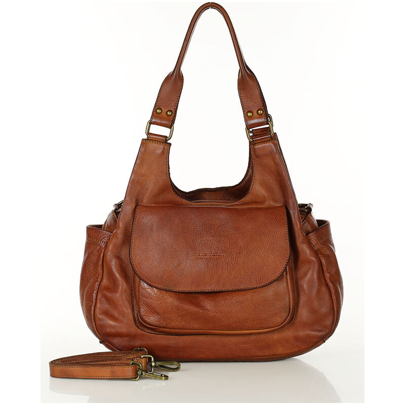 Marco Mazzini handmade MARCO MAZZINI Kožená kabelka na rameno - 45104068