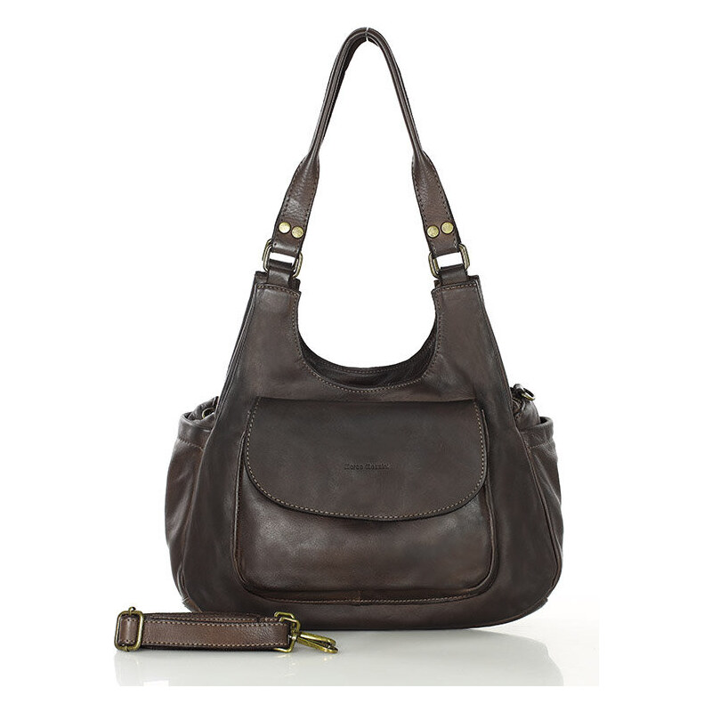 Marco Mazzini handmade MARCO MAZZINI Kožená kabelka na rameno handmade 48386605