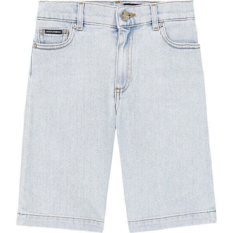 Dolce&Gabbana Kids Denim Bermuda shorts 68021311