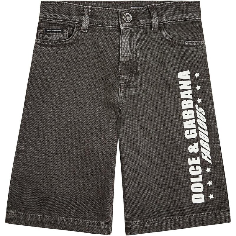 Dolce&Gabbana Kids Denim bermuda shorts 68000445