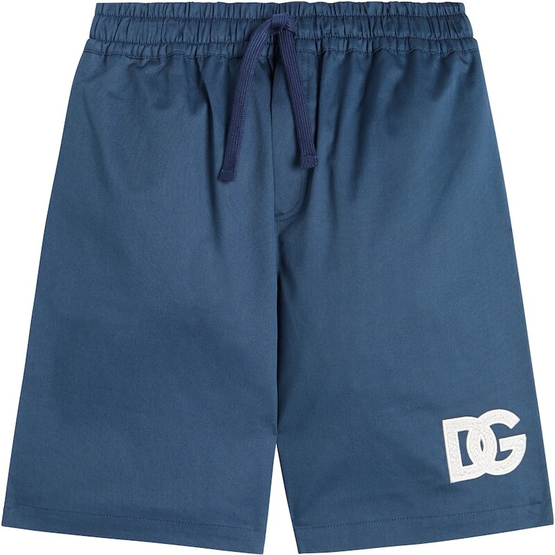 Dolce&Gabbana Kids DG cotton-blend jersey shorts 68289067
