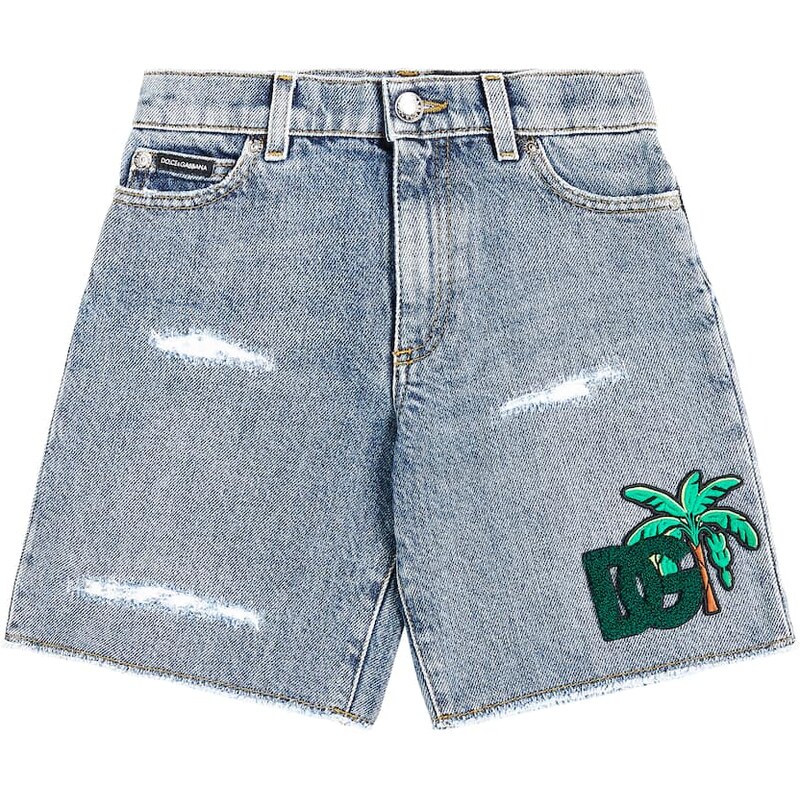Dolce&Gabbana Kids DG denim shorts 68256226