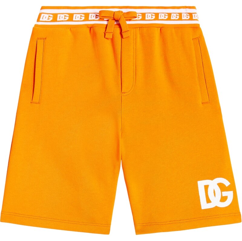 Dolce&Gabbana Kids Logo cotton jersey shorts 68063976