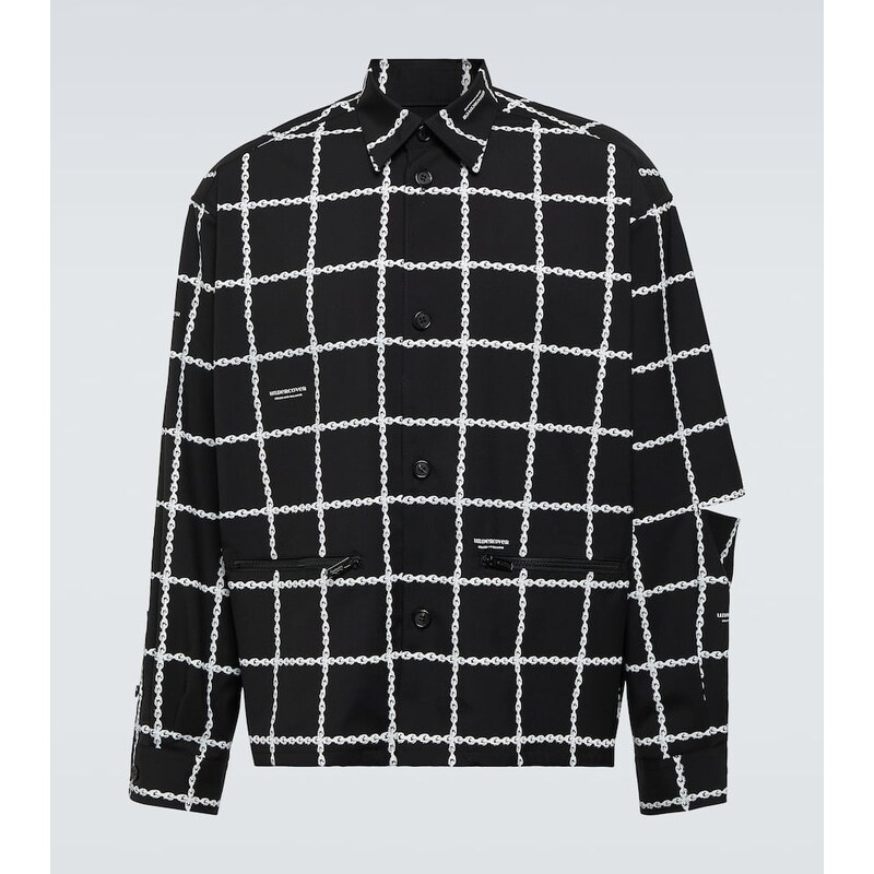 Undercover Printed wool-blend jacket 67990649