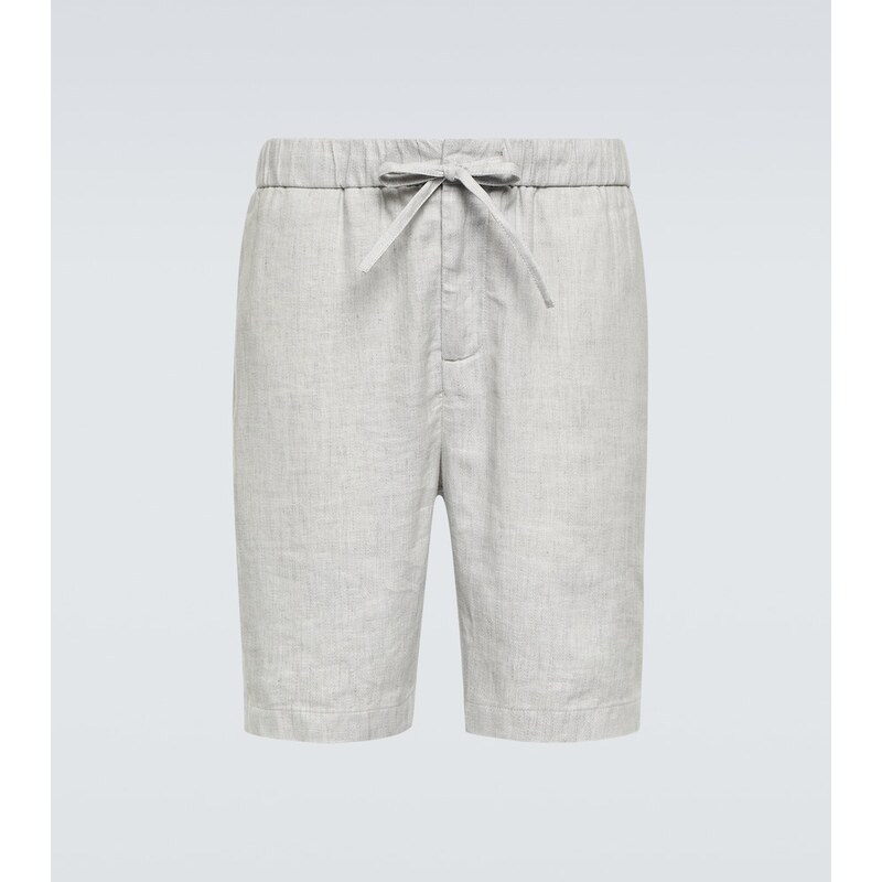 Frescobol Carioca Felipe linen and cotton shorts 68021308