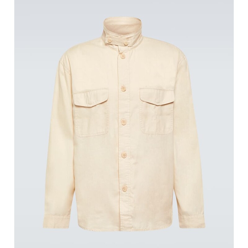 Frescobol Carioca Nuno linen and cotton jacket 68143769