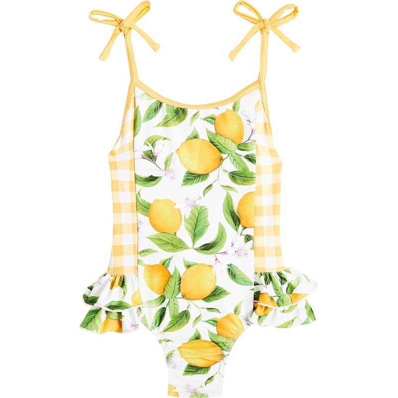 Suncracy Malaga printed ruffled swimsuit 68048152
