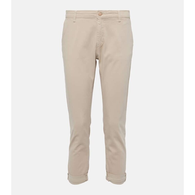 AG Jeans Caden mid-rise twill tapered pants 68338017