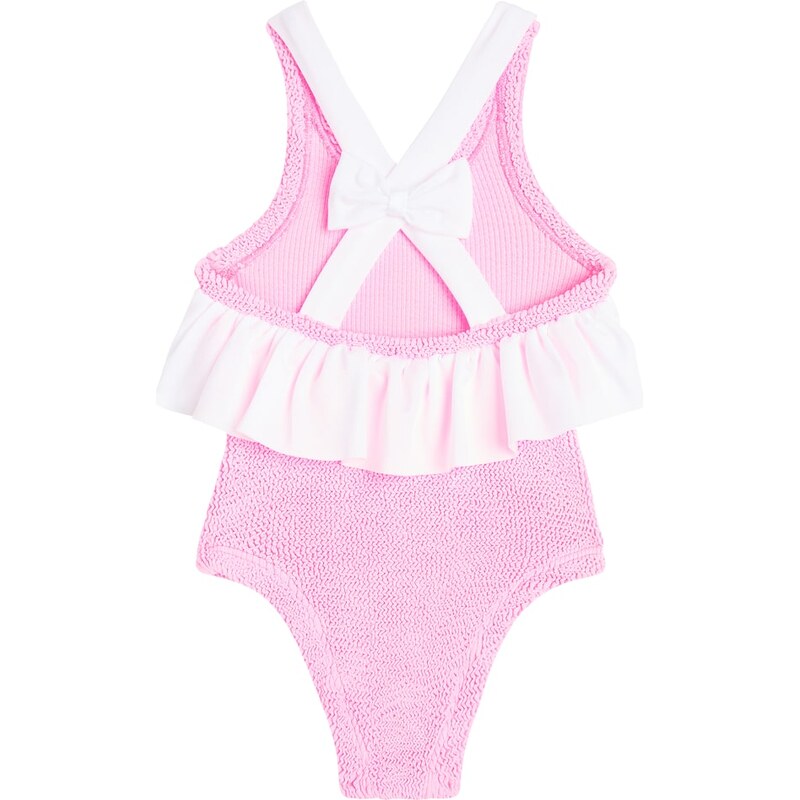Hunza G Kids Baby Lara bow-detail swimsuit 68091732