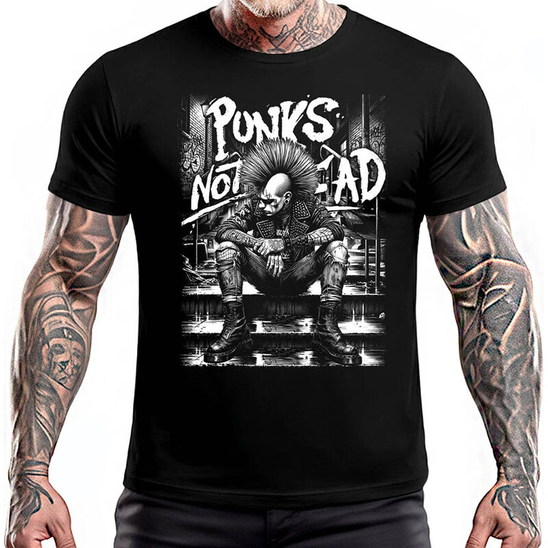 Fruit of the Loom Punks Not Dead (tričko) 67591911