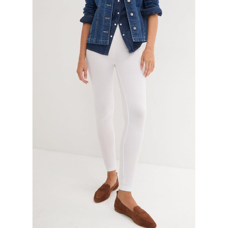 bonprix Legíny (2 ks), farba biela 44742754