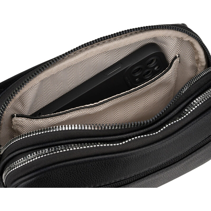 Rovicky čierna malá crossbody kabelka R-074-02 56785151