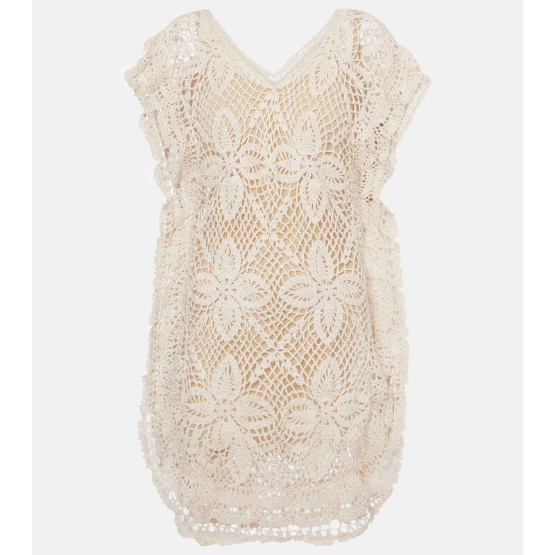Anna Kosturova Crochet cotton beach dress 68043091