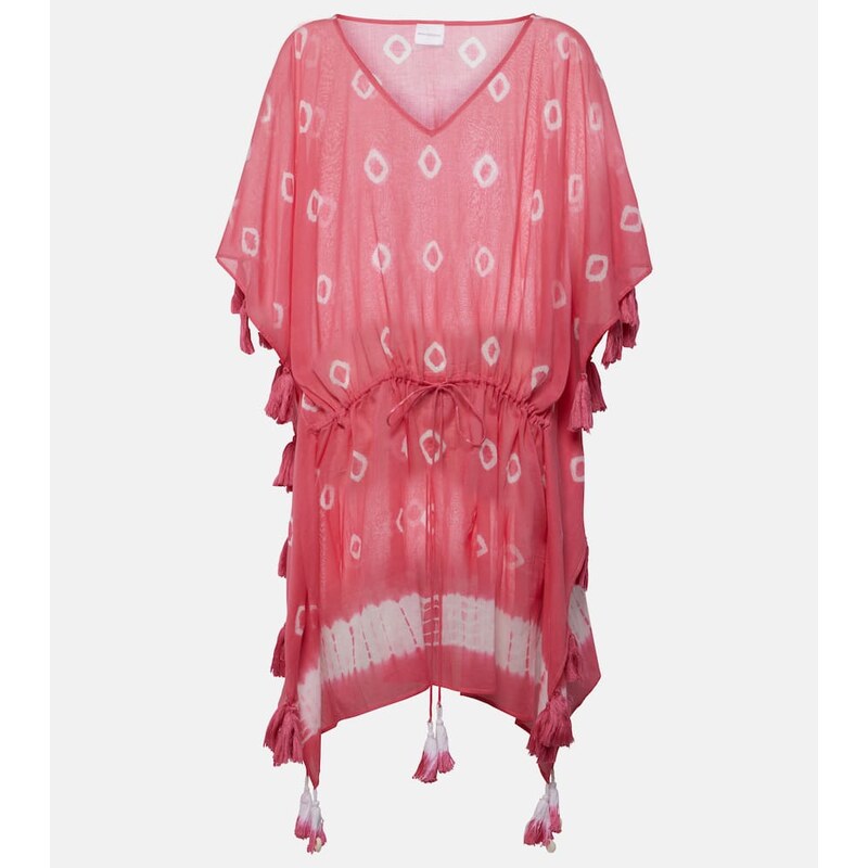 Anna Kosturova Sand Dollar tie-dye cotton kaftan 68064189