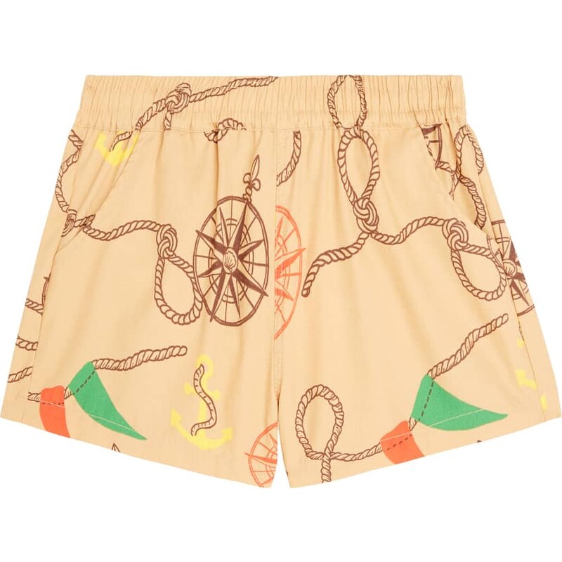Mini Rodini Nautical cotton twill shorts 68191132