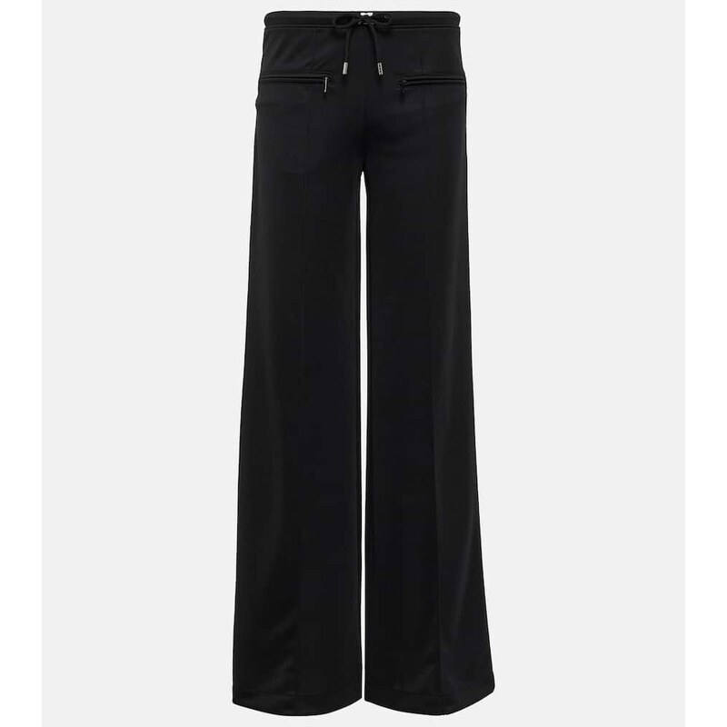 Courreges CourrÃ¨ges Interlock logo jersey track pants 67939734