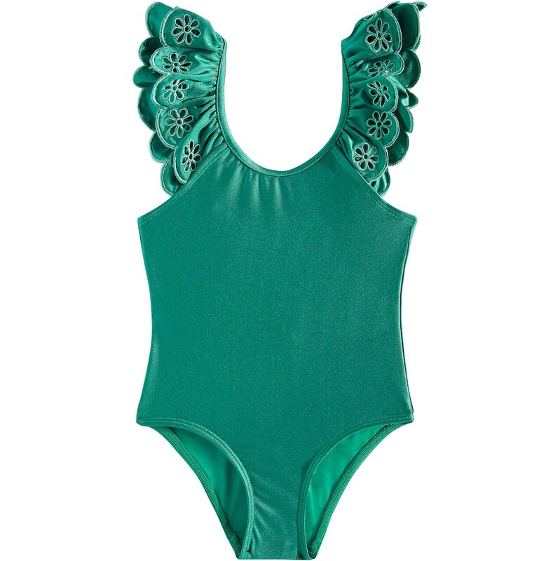 Zimmermann Kids Ottie broderie anglaise swimsuit 68168143