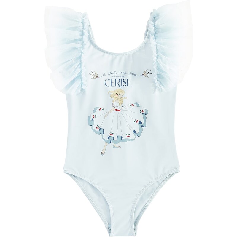 Konges Slojd Konges SlÃ¸jd Strut printed tulle-trimmed swimsuit 68032873