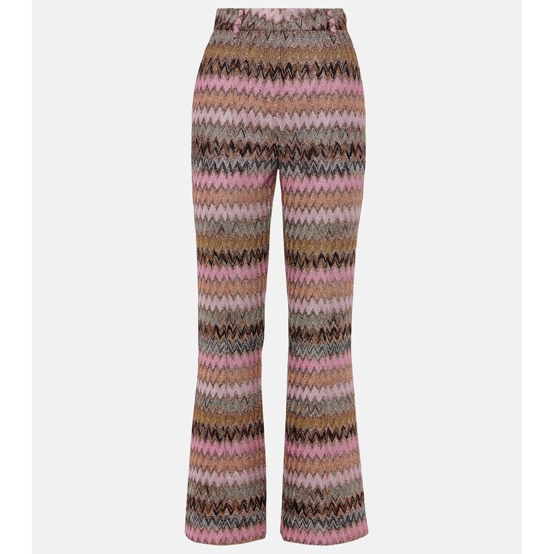 Missoni Zig Zag metallic flared pants 68058887