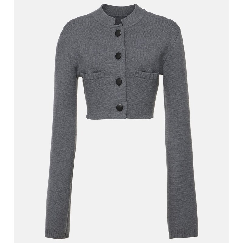 Khaite Ello cropped wool-blend jacket 68339319